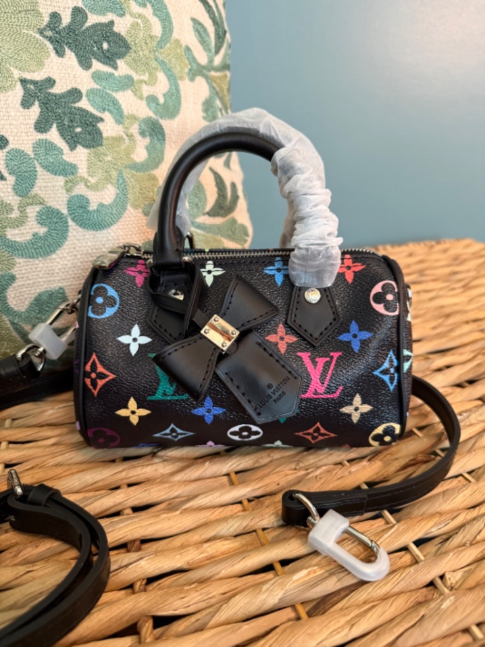 Black multicolor crossbody - Picture 2 of 8